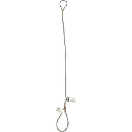 MAZZELLA Lift America Wire Rope Sling 3/4in x 12' Eye & Eye, 7000/8000/16000 Lbs Cap S602021